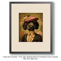 Vintage Portie Lady Art