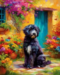 Portie in the Garden