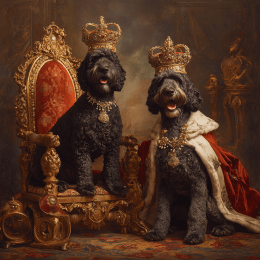 Vintage Royal King & Queen Porties