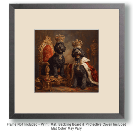 Vintage Royal King & Queen Porties Art