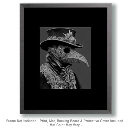 Plague Raven Mask Art