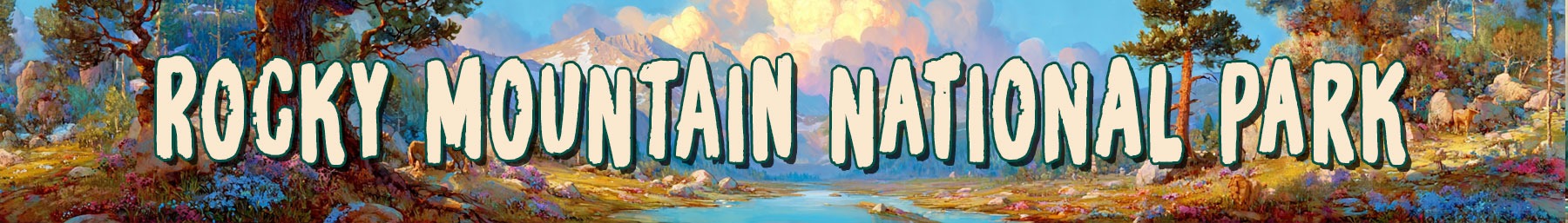 Rocky Mountain National Park Artwork