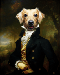 Duke Dobbin the Dachsund art print