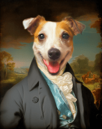 Gentleman Jack, the Jack Russell Terrier art print