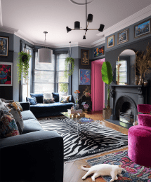 Maximalism Restrained Elegance Salon art print