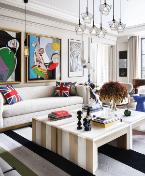 Maximalist Modern Art Salon art print