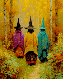 Three Witches Headed Home