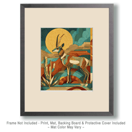 Stylized Antelope Art