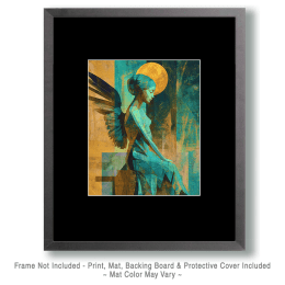 Melancholy Contemplating Angel Art