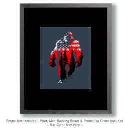USA Bigfoot Art