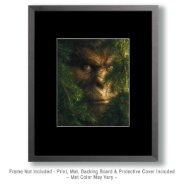 Bigfoot Peek-a-Boo Art