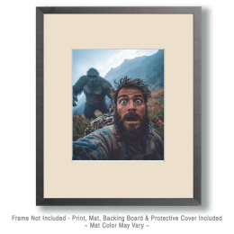 Last Selfie - Bigfoot Art