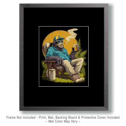 Bigfoot at Camp Relaxin' Art