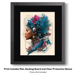 Maximalist Mermaid Thalas Art Printsa