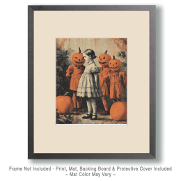 Imaginary Pumpkinhead Friends Art