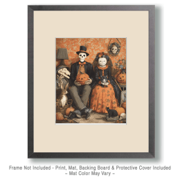 Halloween Family Portrait Art