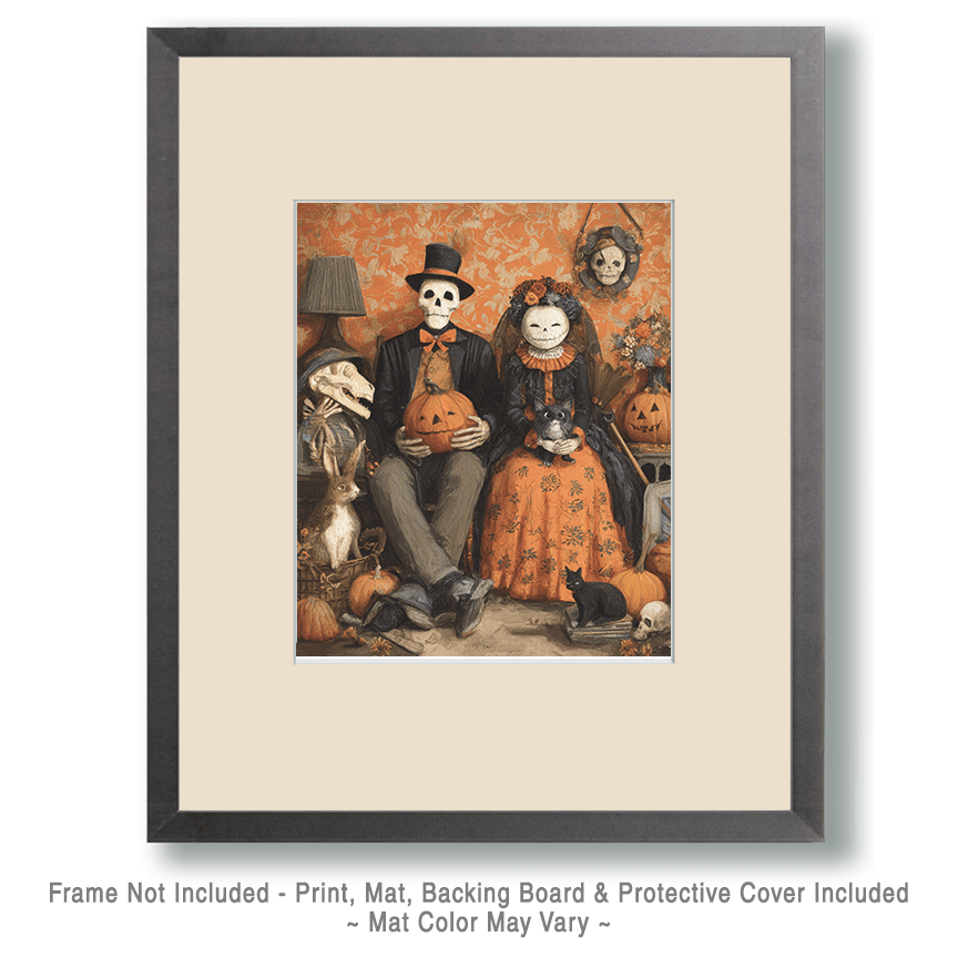 Halloween Family Portrait Art