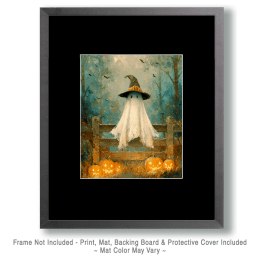 Ghost on a Fence Art