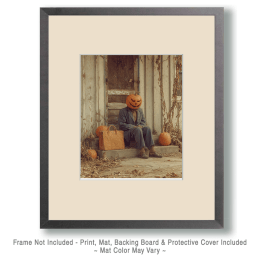 Mr Pumpkinhead Waiting Art