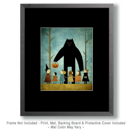 Bigfoot Ready to Trick or Treat Art