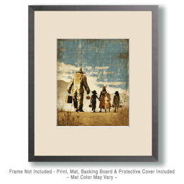 Bigfoot Witch Heading Home After Trick or Treating Art