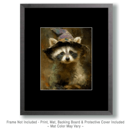 Raccoon Witch Art