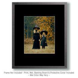 Witch Mom & Daughter Art