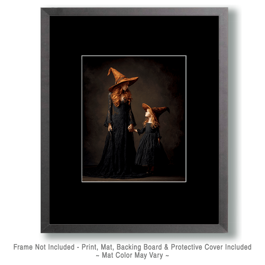 Witch Mother & Daughter Portrait Art