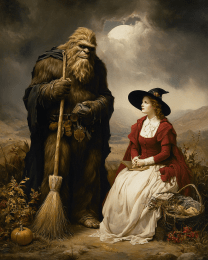 Early American Bigfoot with Pioneer Woman