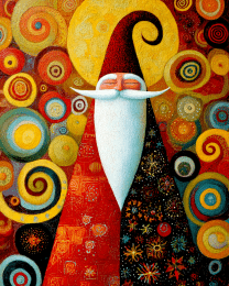 Boho Ho Ho Santa Claus