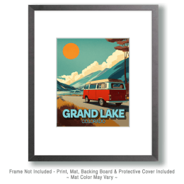 Colorado Old VW Bus Art