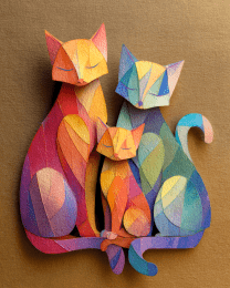 Proud Cat Family