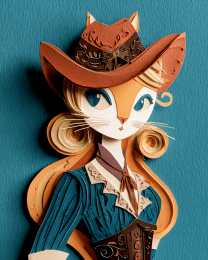Shy Cat Cowgirl