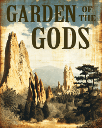 Vintage Garden of the Gods