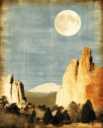 Antique Style Garden of the Gods