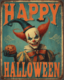Halloween Clown Sign