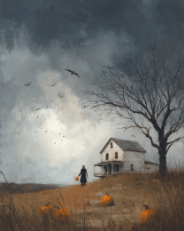 Heading Home from Trick or Treating