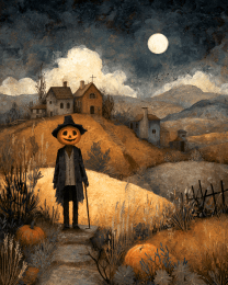 Pumpkinhead on a Walk