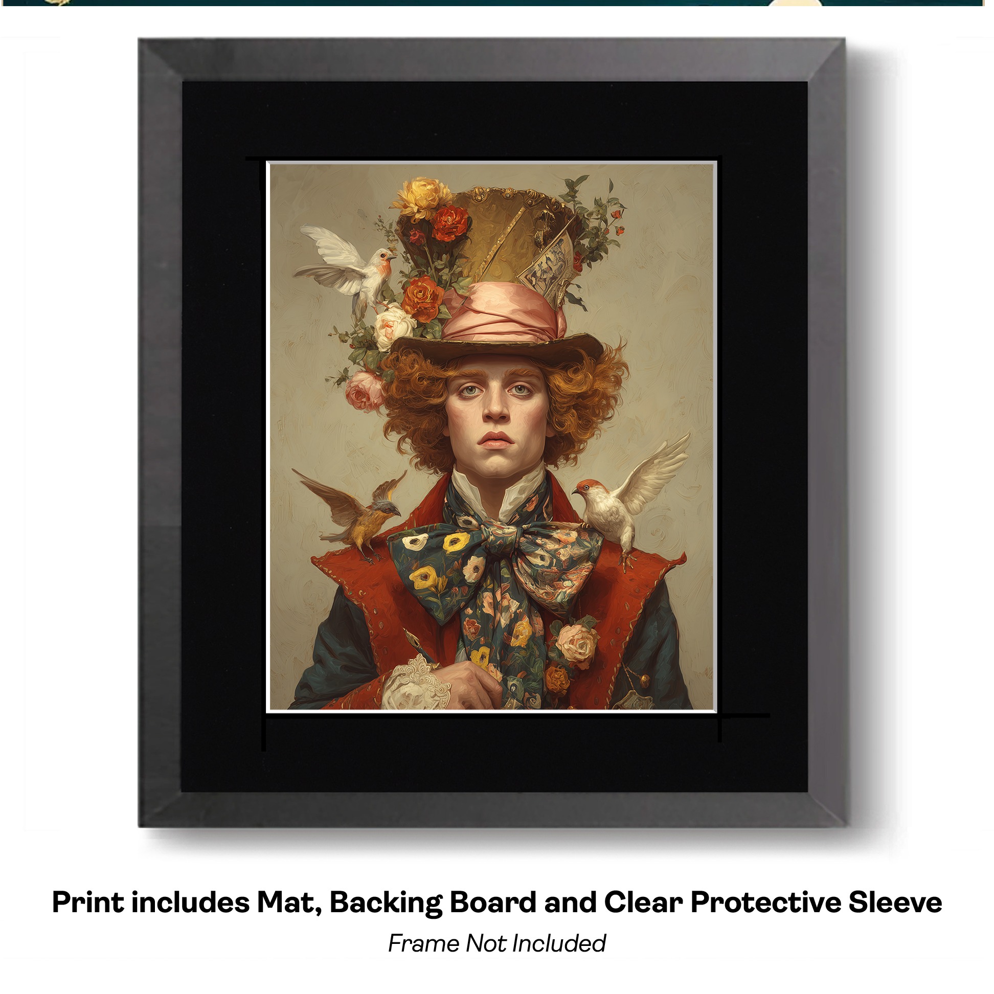 Mad Hatter Portrait art print