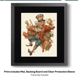 Mad Hatter Madness art print