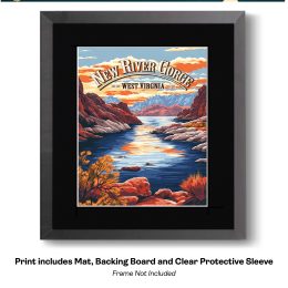 New River Gorge West Virginia art print
