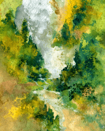 Abstract Mountain Stream