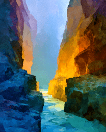 Watercolor Canyon