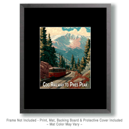 Cog Railway of Pikes Peak Art