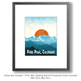 Pikes Peak Sunrise Art