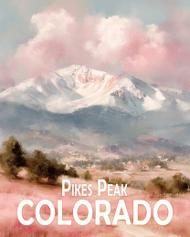 Soft Morning Light on Pikes Peak
