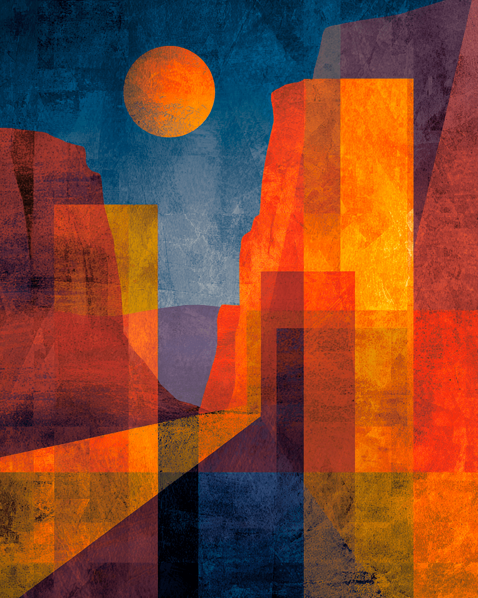 Abstract Canyonland