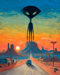 Leaving Roswell with Alien Watching