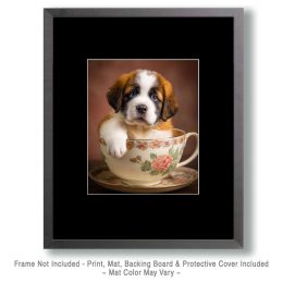 Cute St. Bernard Art