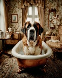 Bath-Time for Bernie